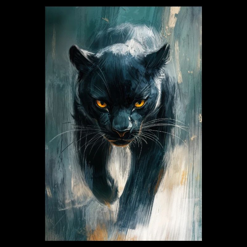 Illustration eines Panthers