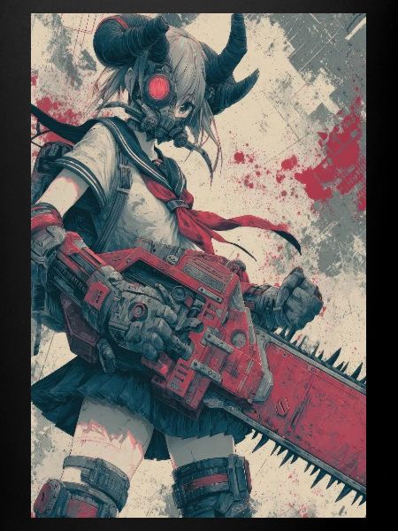 Crimson Chainsaw Hunter