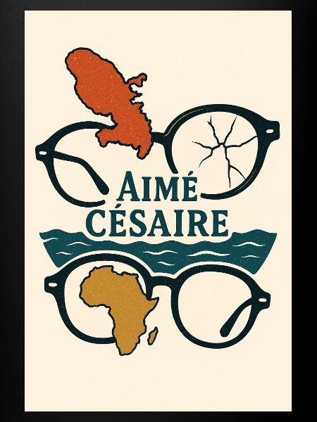 Monde Aimé Césaire glasses