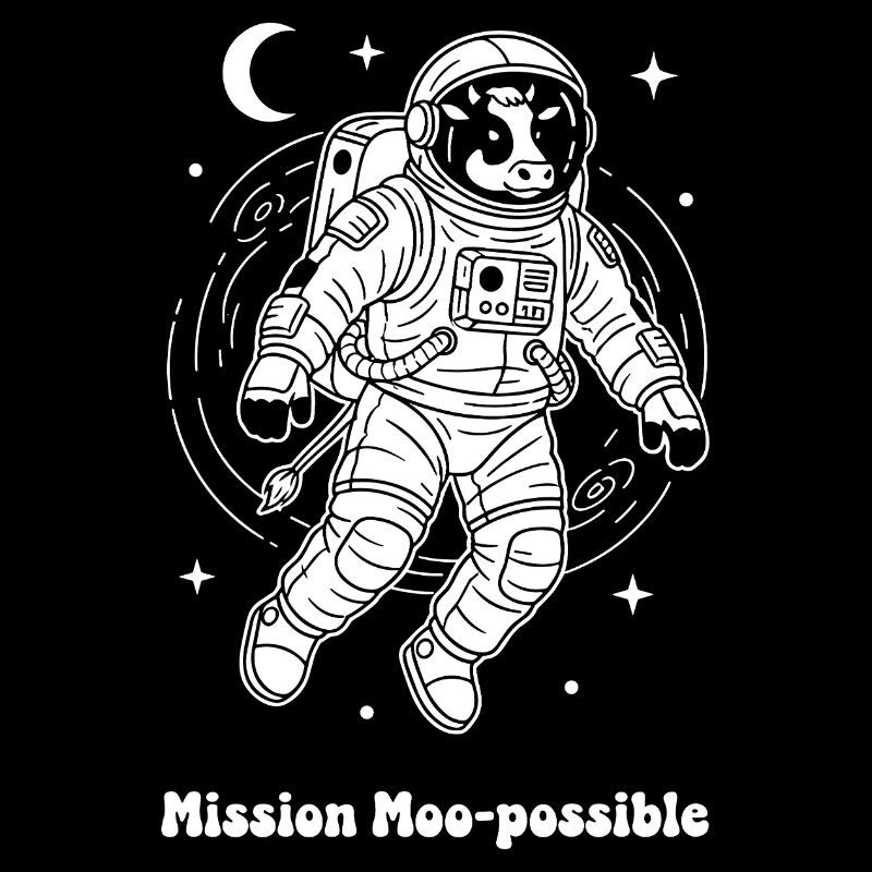 Vache Astronaute Mission Moo-possible