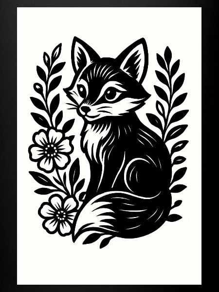 Fuchs im Blütenreigen