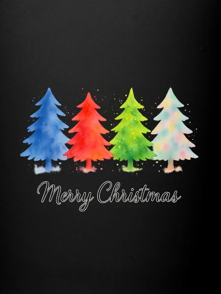 Arbres de Noël Arc-en-ciel joyeux