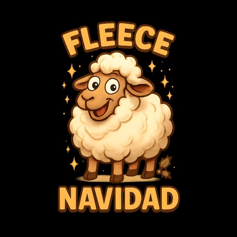 Moutons Navidad en toison