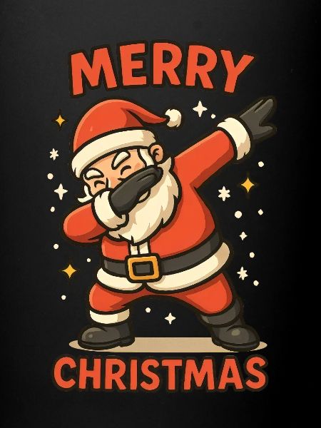 Dabbing Santa Clause