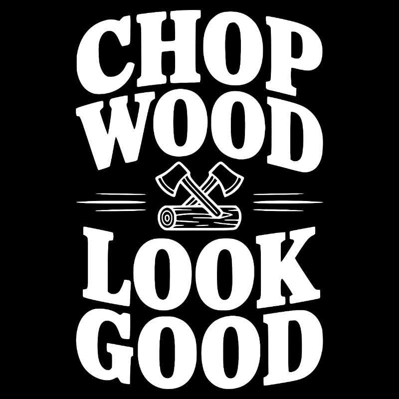 Holz hacken sieht gut aus