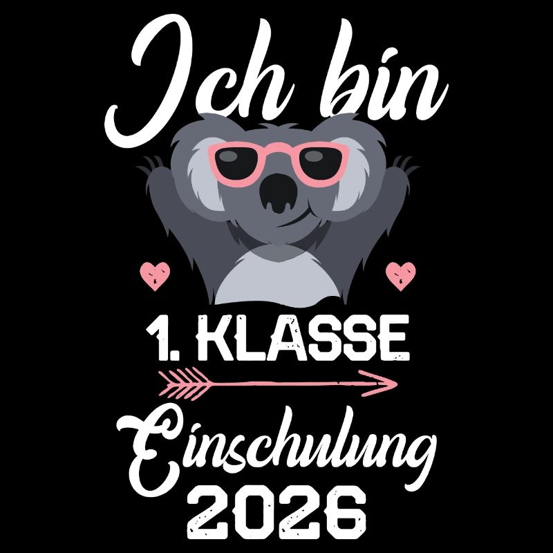 Koala Einschulung 2026 Mädchen Geschenk 1.Klasse