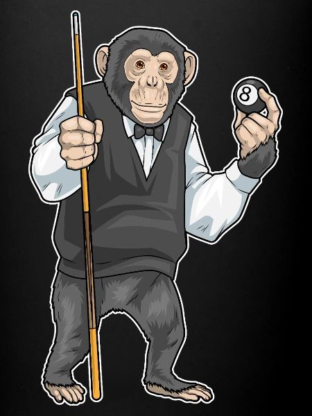Monkey Billiard Cue Sport