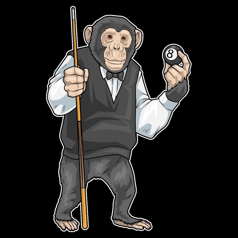 Monkey Billiard Cue Sport
