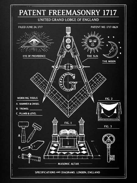 Masonic Compass Eye Emblem