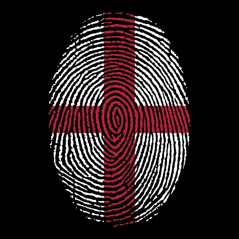 Empreinte digitale du drapeau anglais