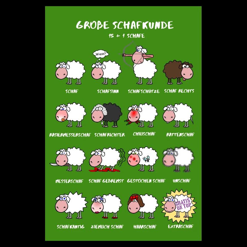 Édition poster scientifique de grands moutons