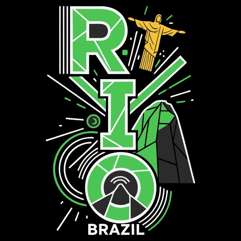 Rio de Janeiro Brasilien Skyline