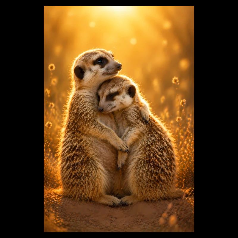Câlin de suricate