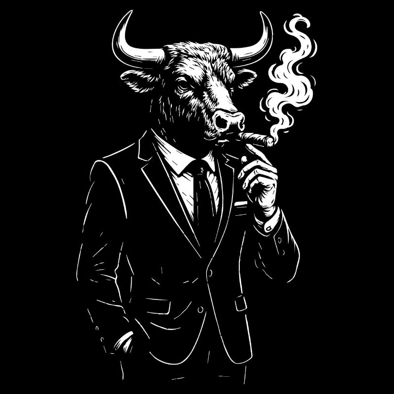 Bull in a Tailored Suit
