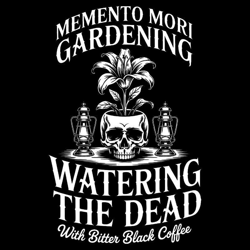 Memento Mori Garden Skull Coffee