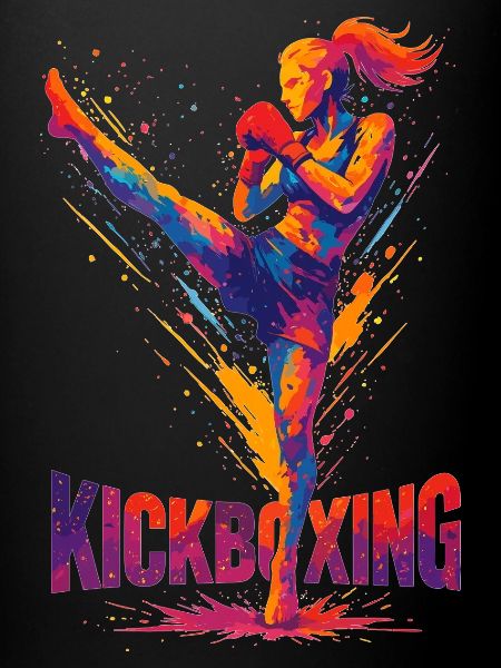 Kickboxerin Grafik Design: Brachial & Stark