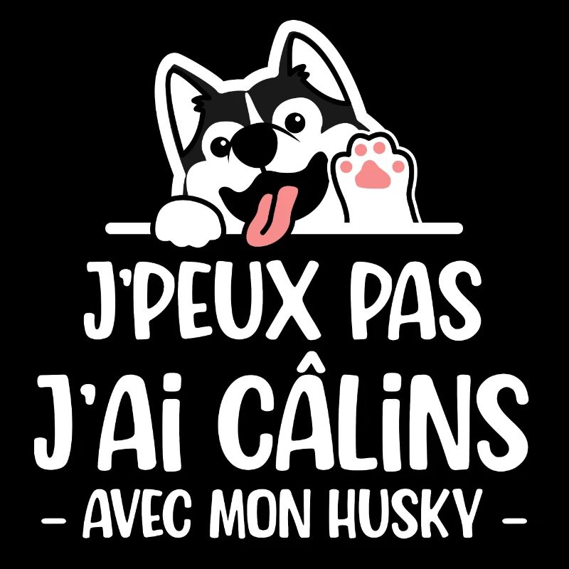 Husky cadeau drôle chien mignon