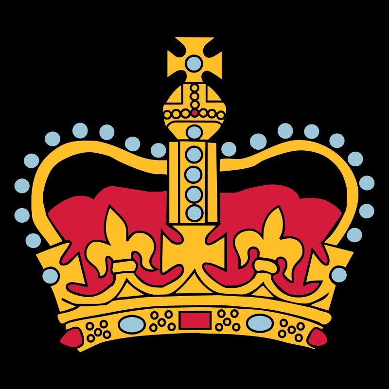 Krone gold Symbol Held Geburtstag Geschenk Sieger