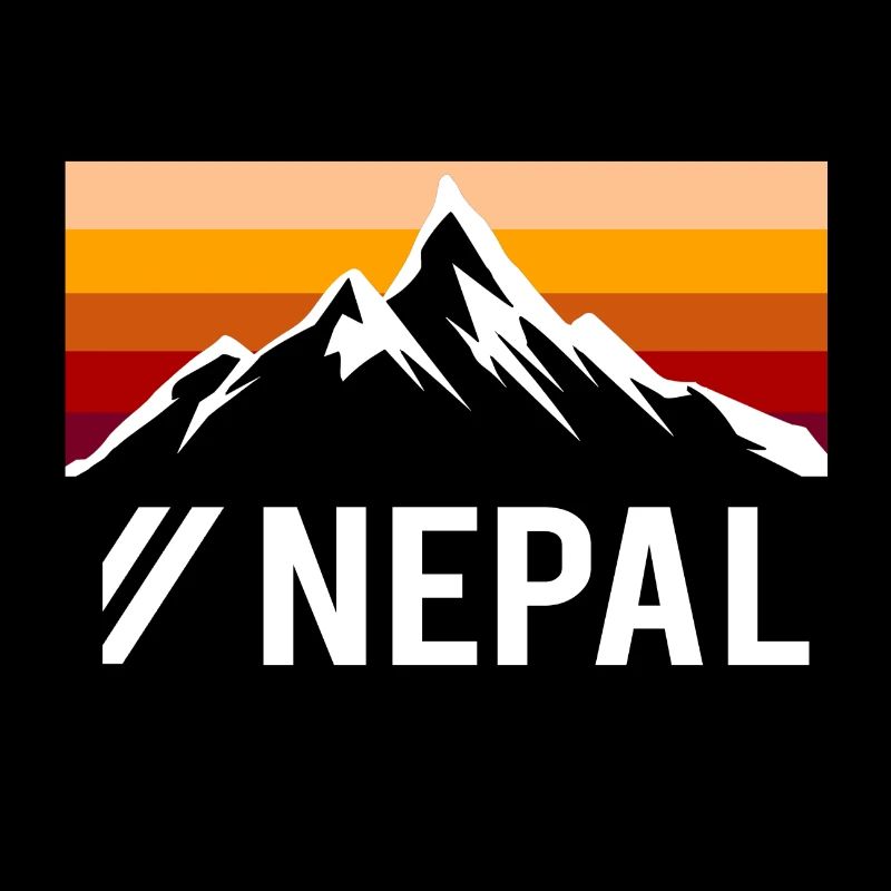 Nepal gebirge berge land
