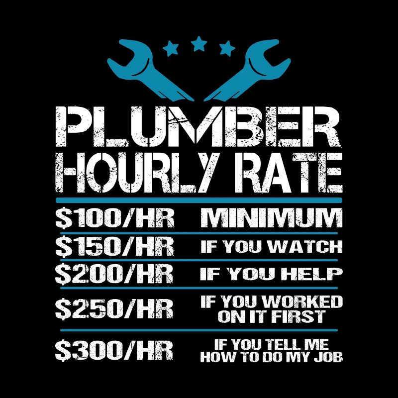 Plumber installer fitter saying gift idea
