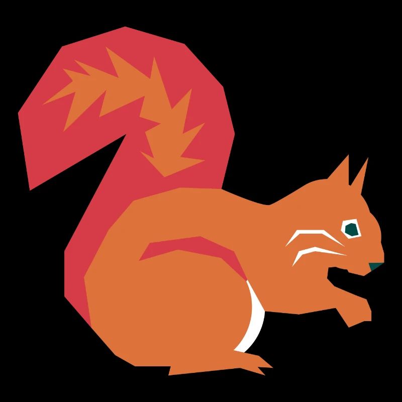 Écureuil Graphique / Design / Illustration
