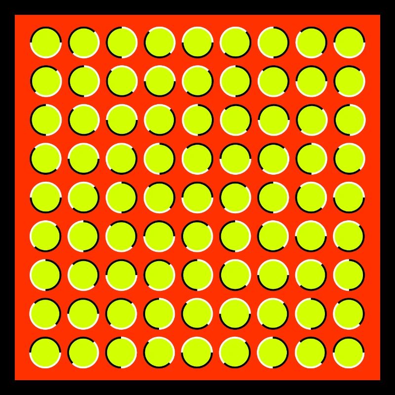 Illusion d’Optique - Cercles Mobiles