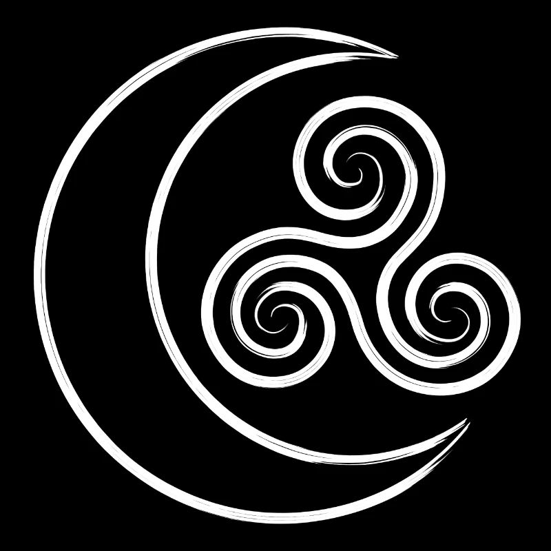 Triskele moon