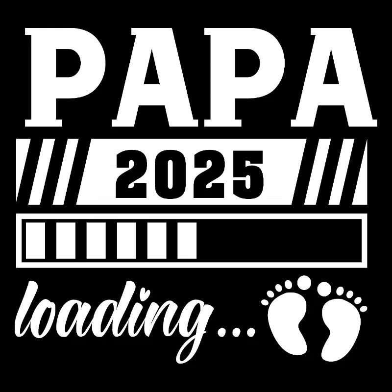 Papa 2025 werdener Vater Vati Geschenk