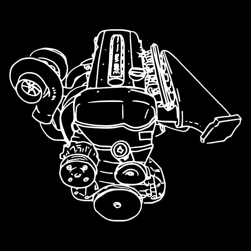 2JZ Motor Engine Turbo JDM Legend Gift Idea
