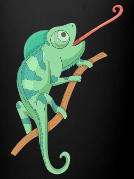 Caméléon vert