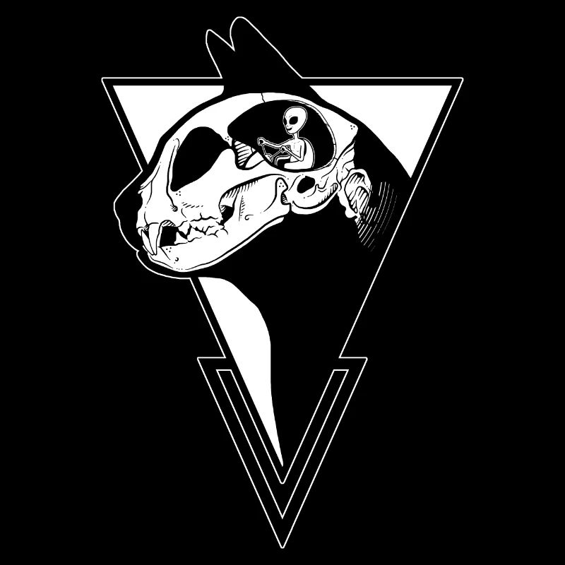 Alien Cat - Black version