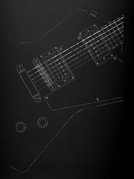 guitare Explorer blanche