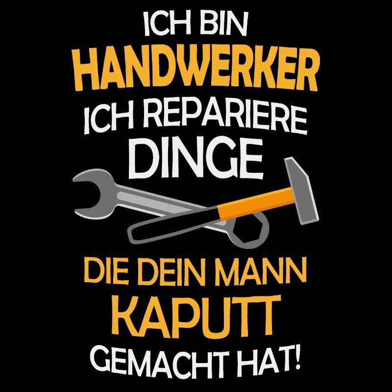 Handwerker reparieren Dinge Mann kaputt gemacht