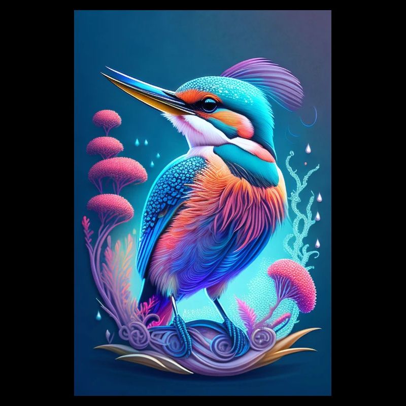 Rhythmus der Tiefsee - Eisvogel-Graffiti