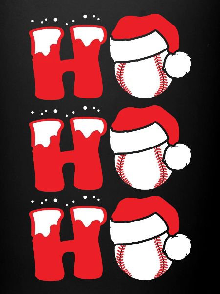 Baseball Christmas Santa