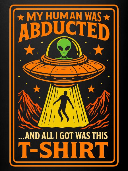 Graphique d’enlèvement extraterrestre