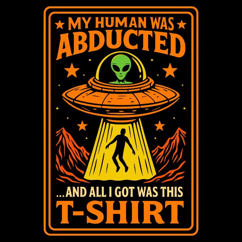 Graphique d’enlèvement extraterrestre