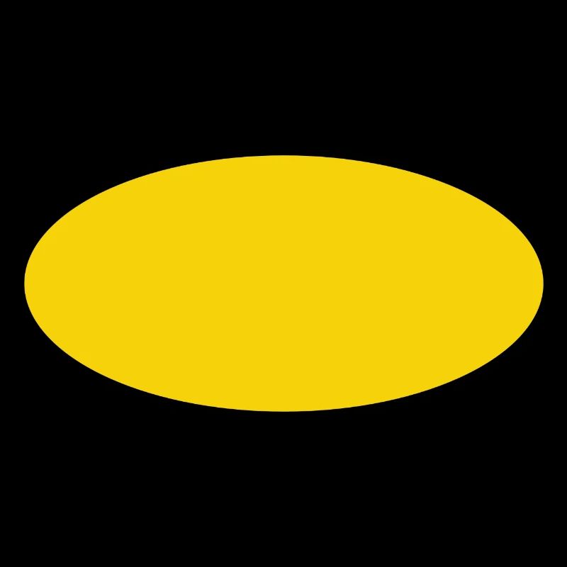 Background oval yellow