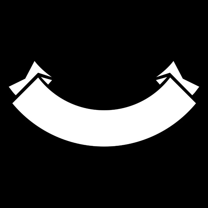 Banner gebogen unten