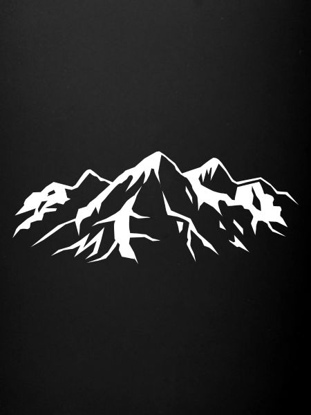Mountains outline
