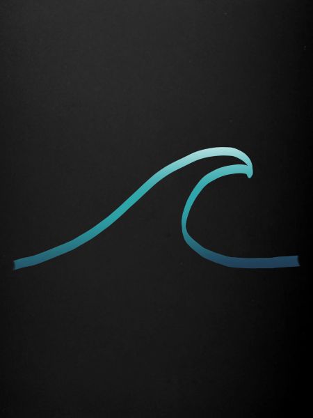 Turquoise wave