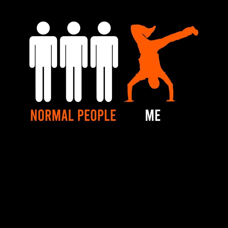 Breakdancer lustiger Spruch Urban Dance Symbol