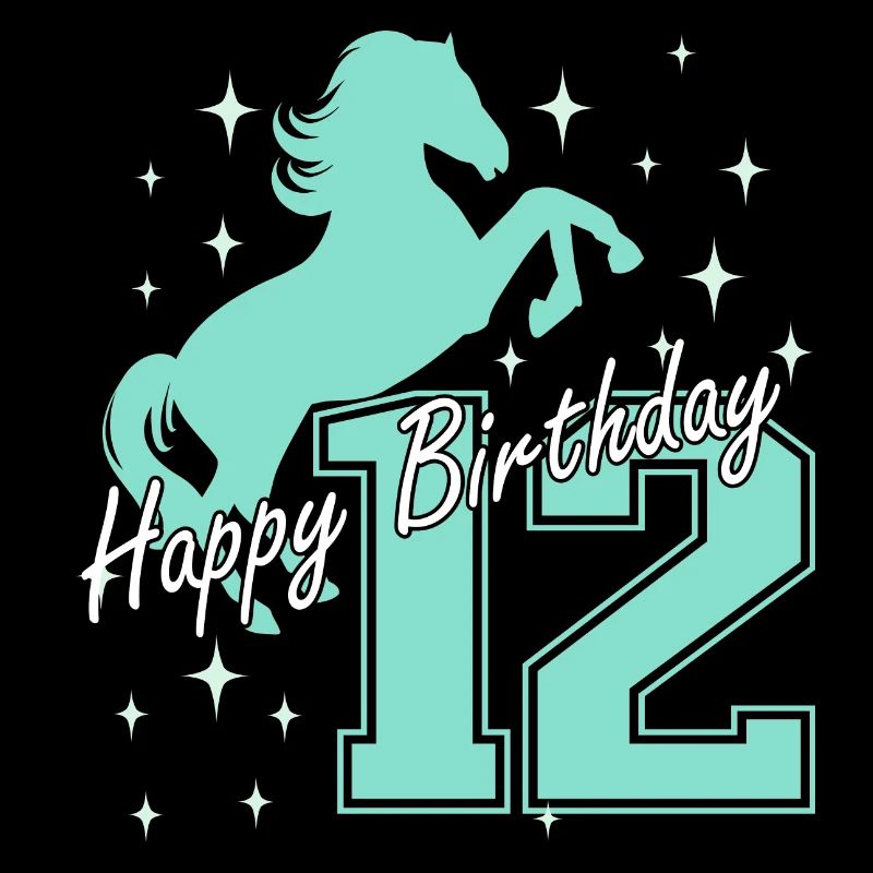 12. Geburtstag Reiten Pferd Reitstall