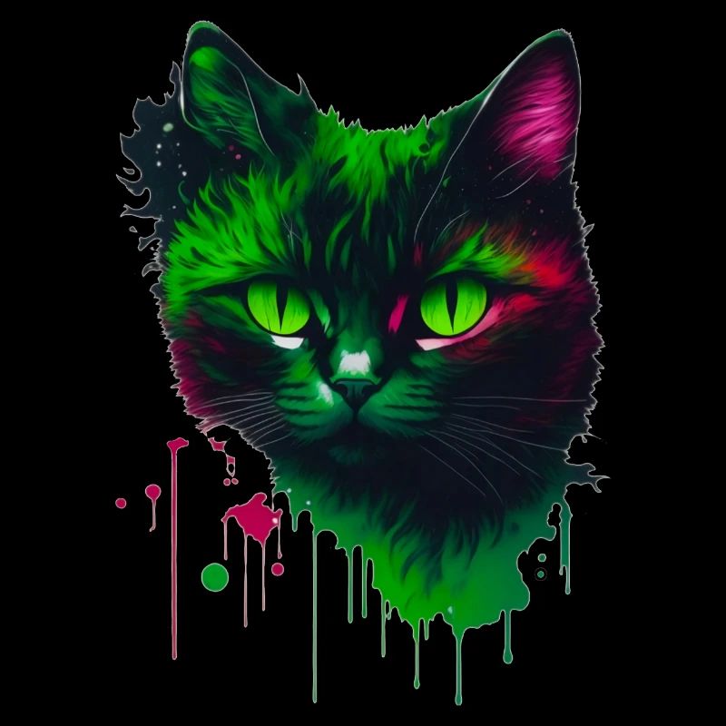 Schwarze Katze