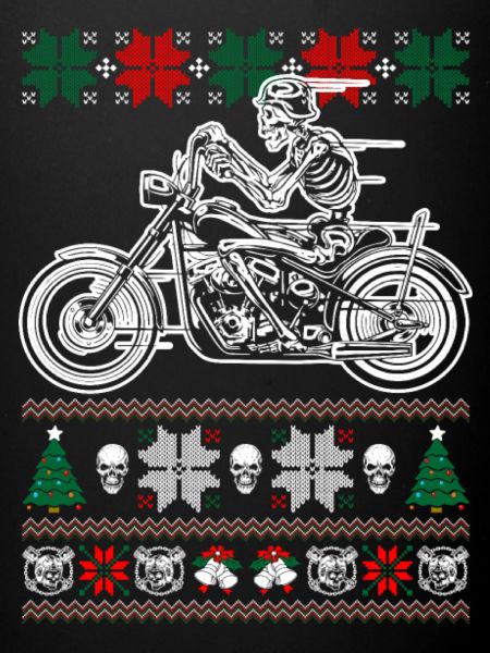 biker noël pull outlaw