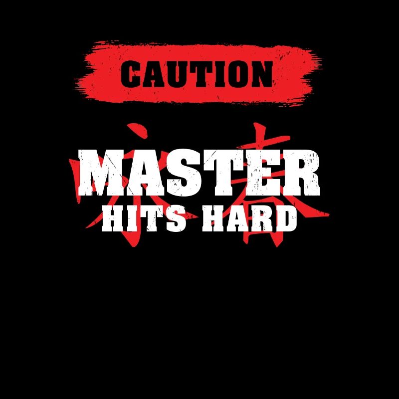 Wing Chun Caution Master frappe fort les arts