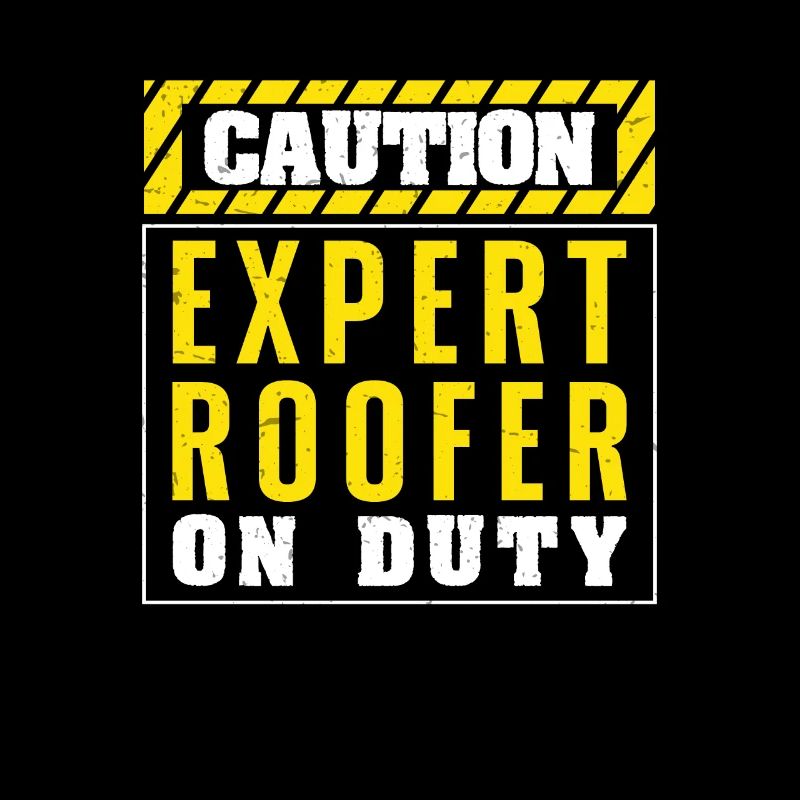 Caution Funny Dachdecker-Konstruktion für