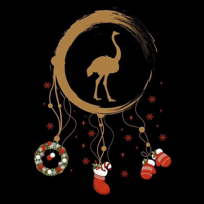 Flamingo Weihnachten Weihnachtstraumfänger