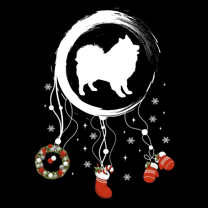 Deutscher Spitz Weihnachten Weihnachtstraumfänger