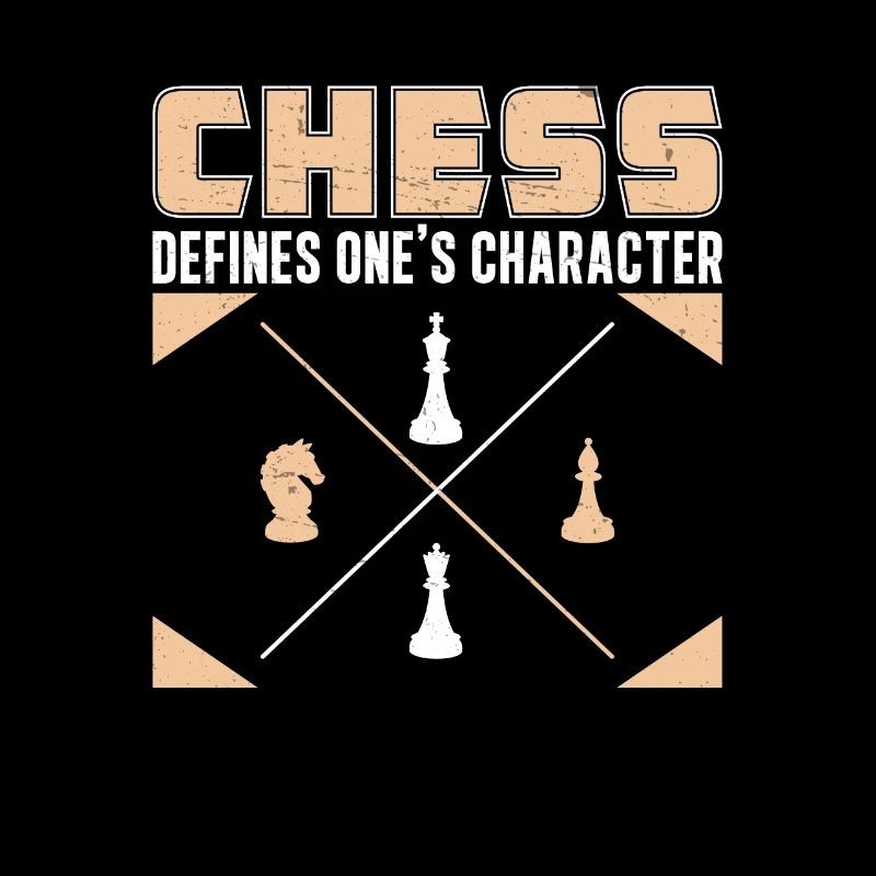 Retro Character Defining Game For A Chess Player